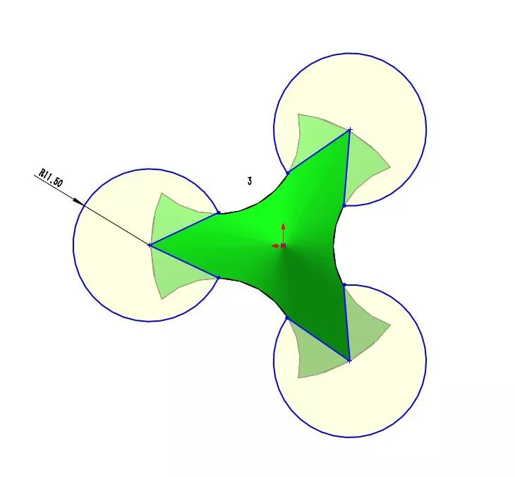 solidworks画奔驰车标